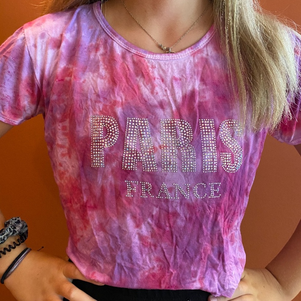paris france crop top